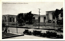 Vtg 1910 Hearst Gymnasium Old Cars University of California Berkeley CA Postcard picture