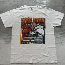 2017 NCAA Rose Bowl USC Trojans Vs Penn State Nitty Lions Football Shirt Sz L picture