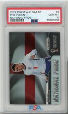 2022 PANINI PRIZM WORLD CUP PHIL FODEN NATIONAL PRIDE #9 ENGLAND SP PSA 10 POP 5 picture