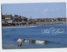 Postcard Wells Beach Maine USA picture