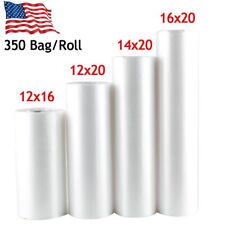 350/Roll Plastic Clear Produce Bag Kitchen Food Storage 12x16 12x20 14x20 16x20 picture