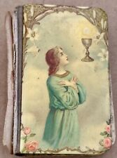 Small Antique 1914 The Key Of Heaven Or Manual Of Prayer Catholic Religious God picture