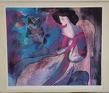 Linda Le Kinff (French, b. 1949) Signed 148/320 Seriolithograph 