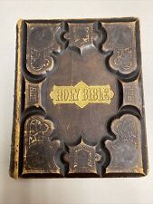 1874 German Antique  Holy Bible 