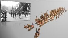 Vintage WWI Elastolin Large U.S. Army Parade Layout 10cm picture