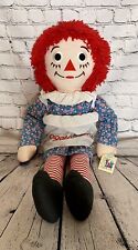 Vintage NWT Applause Raggedy Ann Doll 36” Tall Embroidered Eyes (See Video) picture