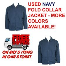 Used Work Coats Used Work Jackets Cintas, Redkap, Unifirst, G&K Navy Blue picture