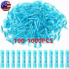 1000Pcs Heat Shrink Waterproof Wire Connectors Blue 14-16AWG Butt Seal Terminals picture