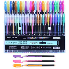 48 Unique Colors (No Duplicates) Gel Pens Gel  Pen Set for Adult Coloring Book picture