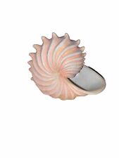Handcrafted Vintage 1980's Nautical Seashell Planter picture