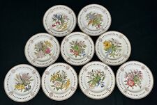 Rare 1939 Wedgwood American State Flower Plates 1st Edition Set of 9, All Unique picture