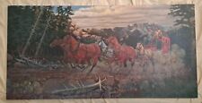 Original Stan Sinnett Painting Rare signed canvas painting 47x24 picture