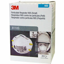 SALE 3M 8110S SMALL Disposable N95 Particulate Respirator Protection Face Masks picture