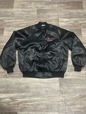 Vintage Made In USA The Heartbeat Of America Chevy Satin Jacket Mens Size Large picture