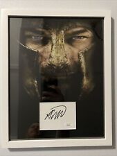 Andy Whitfield Signed Cut w/ Spartacus: Blood and Sand Photo Mat - JSA XX67596 picture