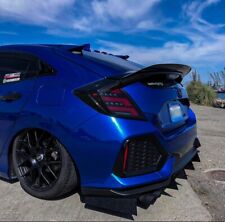 2017-2021 Honda Civic Hatchback 3 Piece Straight Fin Rear Diffuser picture