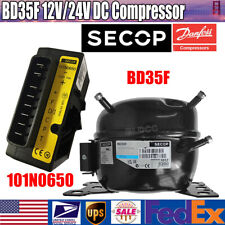 Danfoss Secop  BD35F 12V 24V Compressor R134a W/ 101N0650 Electronic Start Unit picture