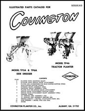 SERVICE PARTS MANUAL Covington Planter TP3A, TP6A & TP46 Side Dresser Seeder picture