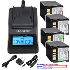Kastar Battery LCD Fast Charger for BN-VF733 & JVC GR-D368 GR-D368EF GR-D368US picture