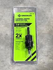 GREENLEE CARBIDE TIPPED 7/8 in HOLE CUTTER FOR 1/2 in CONDUIT 625-7/8 NEW picture