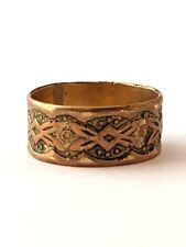 Victorian Gold-Plated Wedding Band, 1800's, Vintage Jewelry, Rings picture