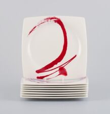 Paint It Red Collection - Red Vanilla, Royal Fine China,  eight lunch plates picture