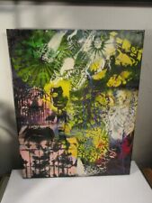 MUSK YAI 16X20 ooak Hand-painted ~ ABSTRACT EXPRESSIONISM GRAFFITI CANVAS picture