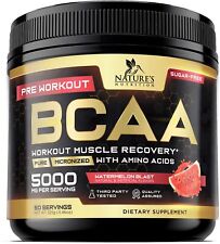 BCAA Powder - Sugar Free, Watermelon Post Workout Muscle Recovery & Hydration picture