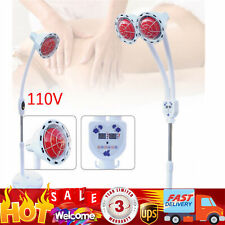 275W IR Infrared Red Heat Light Therapy Bulb Lamp Muscle Pain Relief Floor Stand picture