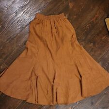Vintage French Club By ESSEY SKIRT RUST FLARED PEASANT HIPPY BOHO CHIC sz small picture