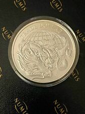 🔥 2021 St. Helena Modern Chinese Trade Dollar 1oz Silver BU Coin In Capsule 🔥 picture