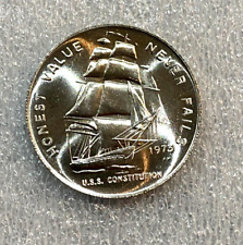 Vintage 1973 Silver Round 1 oz .999 ~ Honest Value Never Fails Constitution Mint picture