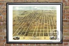 Old Map of Champaign, IL from 1869 - Vintage Illinois Art, Historic Decor picture