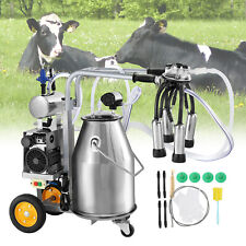 Electric Cow Milking Machine Milking Equipment 25L 304 Stainless Steel picture