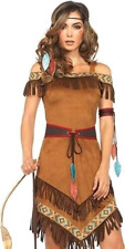 Women's Native Maiden Princess Pocahontas Indian Dress Costume SIZE XS (New) picture