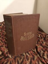 Life In the Holy Land 1867 Illustrated Colored Map Antique Bible Jesus 1st Ed VG picture
