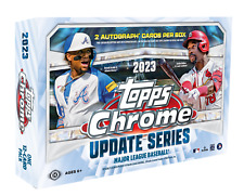 2023 Topps Chrome Update Baseball BREAKERS DELIGHT BOX Factory Sealed 2 Autos picture
