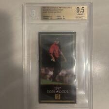 1997-98 TIGER WOODS MASTERS COLLECTION BGS 9.5 RC GRAND SLAM VENTURES #1997 picture