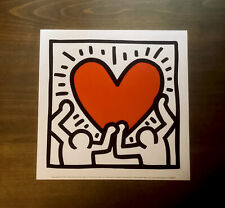 KEITH HARING LOVE Lithograph Print Limited Edition Rare warhol picture