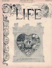1898 Life May 5 - America goes to war; Teddy will quit post and enlist; Sagasta picture