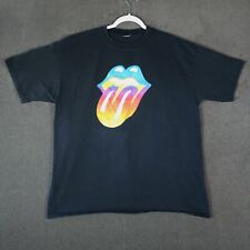 Vintage Rolling Stones Shirt Mens Extra Large Black Forty Licks Tour 2002 picture
