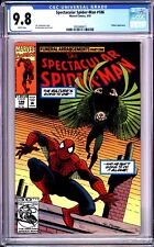 SPECTACULAR SPIDER-MAN #186- CGC 9.8 WP - DIRECT EDITION - VULTURE APPEARANCE picture