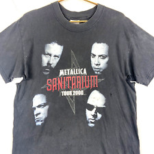 Vintage Metallica Sanitarium Tour T-Shirt Size Large 2000 Black picture