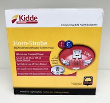 Kidde Commercial Fire Alarm Solutions Ceiling Horn Strobe EGCAVRF / Red / New picture