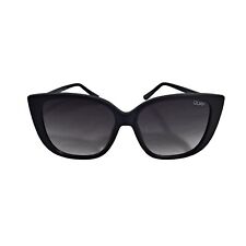Quay Australia Sunglasses Matte Black Smoke Fade Polarized Everafter Cat Eye picture