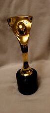 Modern Deco Style Gold Davey Award Trophey Statuette Academy Best Of Show Award  picture