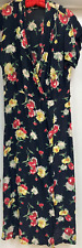 Rare Vintage Stunning Floral Short Sleeve Dressing Gown/Robe. Circa 1940’s. picture
