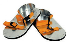 Asphalt Tamp Shoes - Galvanized Steel Foot Bed, Thick Felt Sole, Paving picture