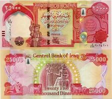 25000 New Iraqi Dinar Uncirculated IQD - Authentic 25K & Verified Iraq Currency picture