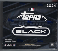 2024 Topps Chrome Black Baseball Hobby Box picture